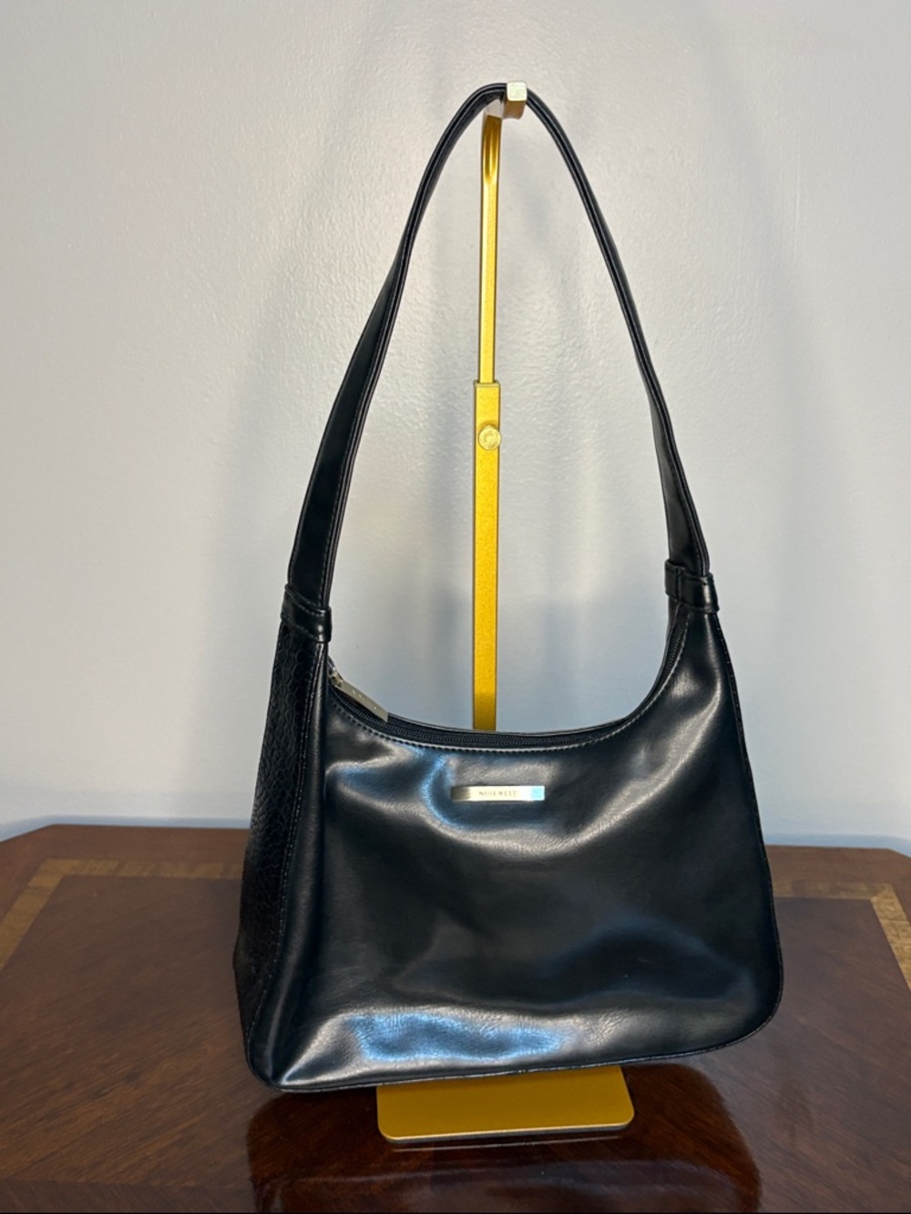 Classic Black Shoulder Bag by Nine West Brand
